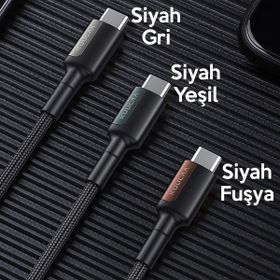 Kuulaa Type-C PD 60W QC4.0 1 mt Hızlı Şarj ve Data Kablosu
