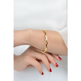 Kuyumcu Nurettin 10 gr Zikzak Oluklu Ajda 22 Ayar Altın Bilezik