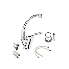 Kuzey Fittings Yağmur Mix Kuğu 5 lt Lavabo Bataryası