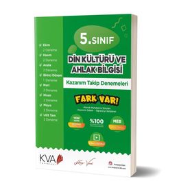 Kva Yayınları 5. Sınıf Din Kültürü Ve Ahlak Bilgisi Fark Var Kazanım Takip Denemeleri