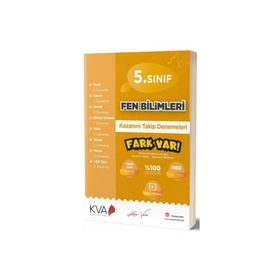 Kva Yayınları 5. Sınıf Fen Bilimleri Fark Var Kazanım Takip Denemeleri