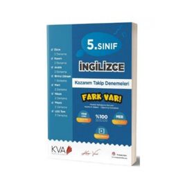 Kva Yayınları 5. Sınıf İngilizce Fark Var Kazanım Takip Denemeleri