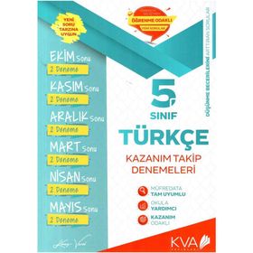 Kva Yayınları 5. Sınıf Türkçe Fark Var Kazanım Takip Denemeleri