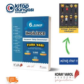 Kva Yayınları 6. Sınıf İngilizce Fark Var Kazanım Takip Denemeleri