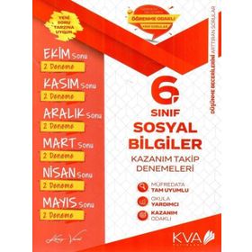 Kva Yayınları 6. Sınıf Sosyal Bilgiler Fark Var Kazanım Takip Denemeleri