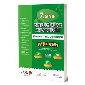 Kva Yayınları 7. Sınıf Din Fark Var Kazanım Takip Denemeleri