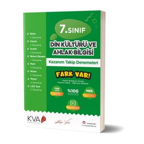 Kva Yayınları 7. Sınıf Din Fark Var Kazanım Takip Denemeleri