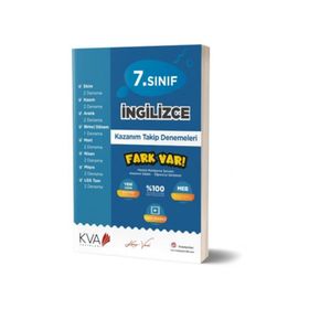 Kva Yayınları 7. Sınıf İngilizce Fark Var Kazanım Takip Denemeleri