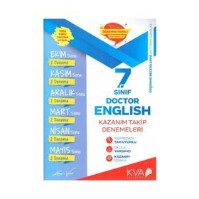 Kva Yayınları 7. Sınıf İngilizce Kazanım Takip Denemeleri