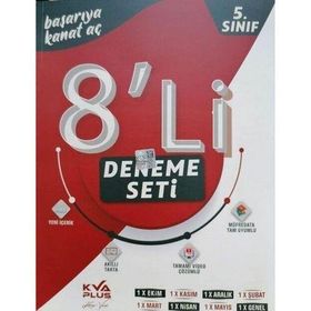 KVA Yayınları - 8. Sınıf LGS İlk Dönem 5'li Deneme Seti