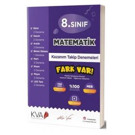 Kva Yayınları 8. Sınıf Matematik Fark Var Kazanım Takip Denemeler