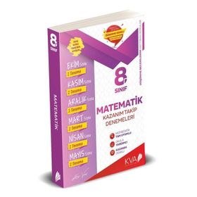 Kva Yayınları 8. Sınıf Matematik Fark Var Kazanım Takip Denemeler