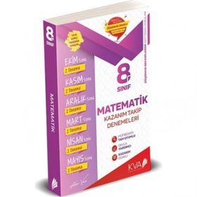 Kva Yayınları 8. Sınıf Matematik Fark Var Kazanım Takip Denemeler