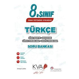 KVA Yayınları 8. Sınıf Türkçe Sözel Mantık Muhakeme Soru Bankası