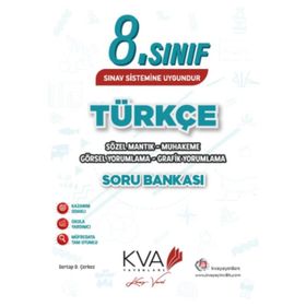 KVA Yayınları 8. Sınıf Türkçe Sözel Mantık Muhakeme Soru Bankası