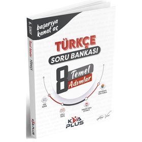 Kva Yayınları 8. Sınıf Türkçe Temel Adımlar Soru Bankası