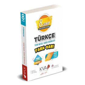 Kva Yayınları 8. Sınıf Türkçe Yeni Nesil Fark Var Soru Bankası
