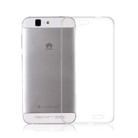 Kvy Huawei G7 Kamera Korumalı Süper Silikon Şeffaf Kılıf