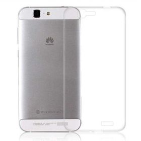 Kvy Huawei G7 Kamera Korumalı Süper Silikon Şeffaf Kılıf