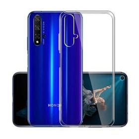 Kvy Huawei Honor 20 Kamera Korumalı Süper Silikon Şeffaf Kılıf