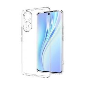 Kvy Huawei Honor 50 Kamera Korumalı Süper Silikon Şeffaf Kılıf