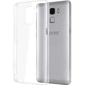 Kvy Huawei Honor 7 Kamera Korumalı Süper Silikon Şeffaf Kılıf