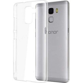 Kvy Huawei Honor 7 Kamera Korumalı Süper Silikon Şeffaf Kılıf
