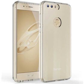 Kvy Huawei Honor 8 Kamera Korumalı Süper Silikon Şeffaf Kılıf
