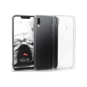 Kvy Huawei Honor Play Kamera Korumalı Süper Silikon Şeffaf Kılıf