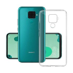 Kvy Huawei Mate 30 Lite Kamera Korumalı Süper Silikon Şeffaf Kılıf