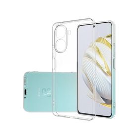 Kvy Huawei Nova 10 Kamera Korumalı Süper Silikon Şeffaf Kılıf