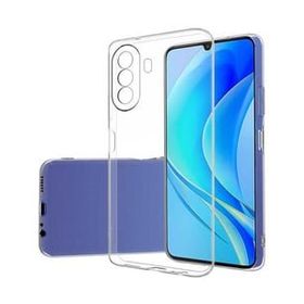 Kvy Huawei Nova Y70 Kamera Korumalı Süper Silikon Şeffaf Kılıf