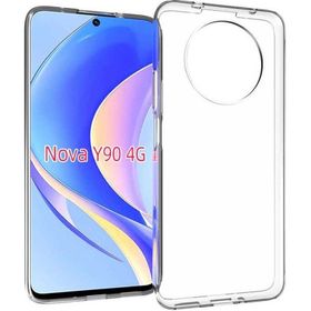 Kvy Huawei Nova Y90 Kamera Korumalı Süper Silikon Şeffaf Kılıf