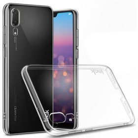 Kvy Huawei P20 Kamera Korumalı Süper Silikon Şeffaf Kılıf