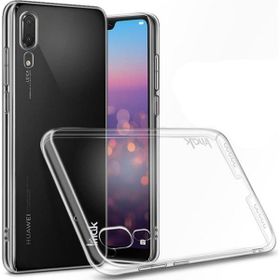 Kvy Huawei P20 Kamera Korumalı Süper Silikon Şeffaf Kılıf