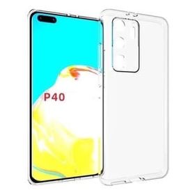 Kvy Huawei P40 Kamera Korumalı Süper Silikon Şeffaf Kılıf