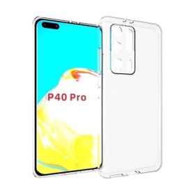 Kvy Huawei P40 Pro Kamera Korumalı Süper Silikon Şeffaf Kılıf