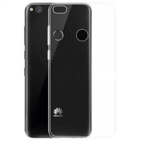 Kvy Huawei P8 Lite Kamera Korumalı Süper Silikon Şeffaf Kılıf