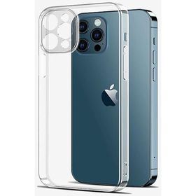 Kvy iPhone 14 Pro Kamera Korumalı Süper Silikon Şeffaf Kılıf