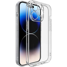 Kvy iPhone 14 Pro Max Kamera Korumalı Süper Silikon Şeffaf Kılıf