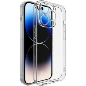 Kvy iPhone 14 Pro Max Kamera Korumalı Süper Silikon Şeffaf Kılıf