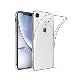 Kvy iPhone XR Kamera Korumalı Süper Silikon Şeffaf Kılıf