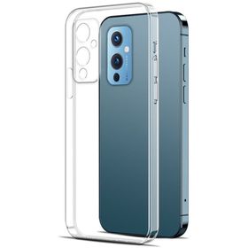Kvy One Plus 9 Kamera Korumalı Süper Silikon Şeffaf Kılıf