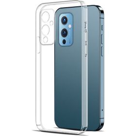 Kvy One Plus 9 Kamera Korumalı Süper Silikon Şeffaf Kılıf
