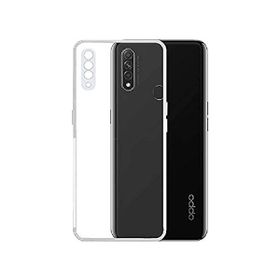 Kvy Oppo A31 Kamera Korumalı Süper Silikon Şeffaf Kılıf