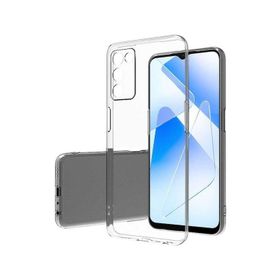 Kvy Oppo A55 Kamera Korumalı Süper Silikon Şeffaf Kılıf