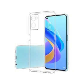 Kvy Oppo A96 Kamera Korumalı Süper Silikon Şeffaf Kılıf