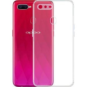 Kvy Oppo AX7 Kamera Korumalı Süper Silikon Şeffaf Kılıf