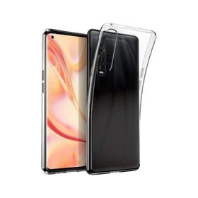 Kvy Oppo Find X2 Kamera Korumalı Süper Silikon Şeffaf Kılıf