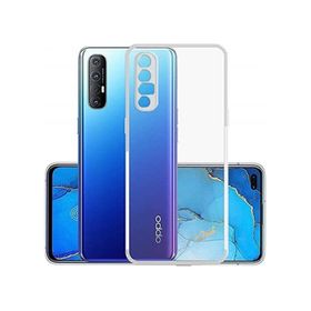 Kvy Oppo Reno 3 Pro Kamera Korumalı Süper Silikon Şeffaf Kılıf